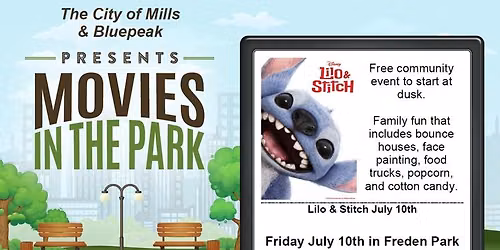 Mills Summer Movie Nights: Lilo & Stitch