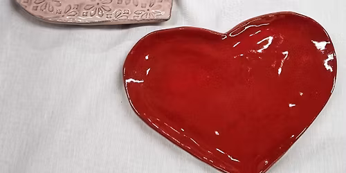Valentine's Day Heart-Shaped Plate Workshop