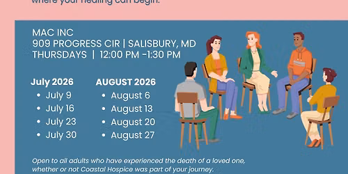 Grief & Recovery Support Group (Jul\/Aug)