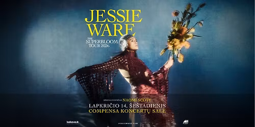 Jessie Ware | The Superbloom Tour 2026 | Vilnius