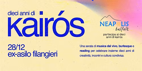Neapolis Balfolk ai dieci anni di Kair\u00f3s @ Ex Asilo Filangieri