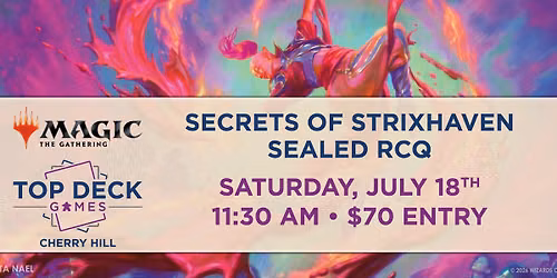 Sealed 2-Slot RCQ - Secrets of Strixhaven