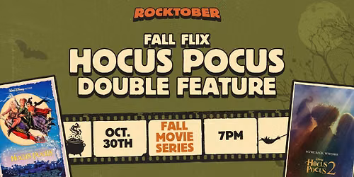 Fall Flix Featuring Hocus Pocus 1 & 2 