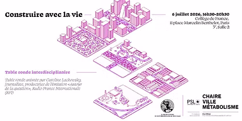 Construire avec la vie
