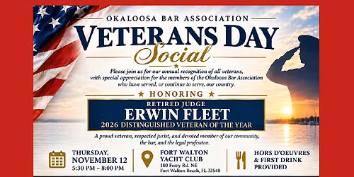 VETERAN'S DAY SOCIAL
