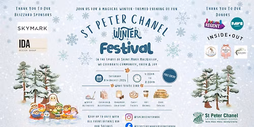 \u2744\ufe0f St Peter Chanel Winter Festival 2026 \u2744\ufe0f