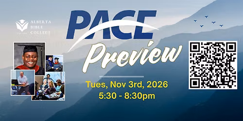PACE Preview Event - In Person