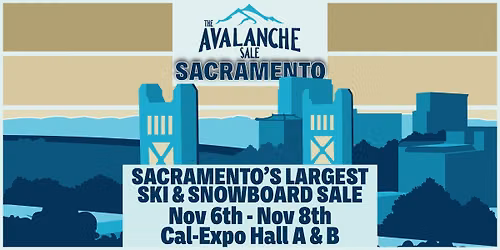 FREE ENTRY TICKETS to the Avalanche Sale Sacramento, CA, Nov 6-8, 2026