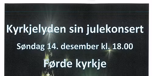 Kyrkjelyden sin julekonsert