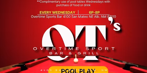 FREE Pool Wednesdays