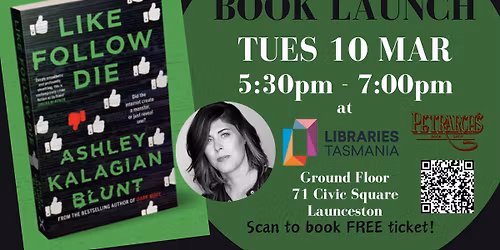 BOOK LAUNCH - Like, Follow, Die by Ashley Kalagian Blunt