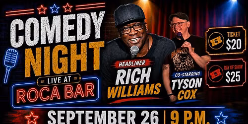 September Comedy Night at Roca Bar