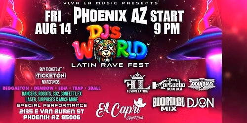 DJS WORLD LATIN RAVE FEST