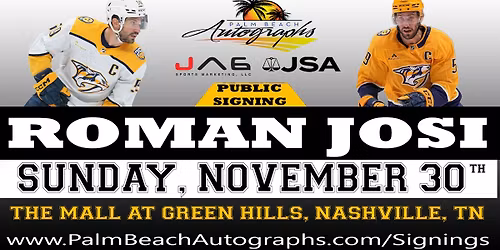 ROMAN JOSI - Public Signing at the Nashville Store!