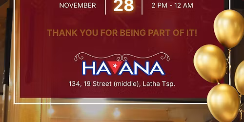 1st Anniversary of HAVANA 