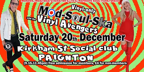 Vinyl Avengers at PAIGNTON Kirkham St Social Club