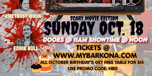 DRAG BRUNCH-SCARY MOVIE EDITION