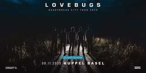 Lovebugs - Heartbreak City Tour 2025 - SOLD OUT!