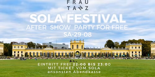 SOLA AFTER PARTY *FOR FREE*