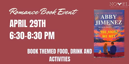 Romance Book Event: The Night We Met