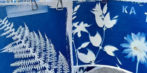 Botanical Cyanotypes and Bookmaking