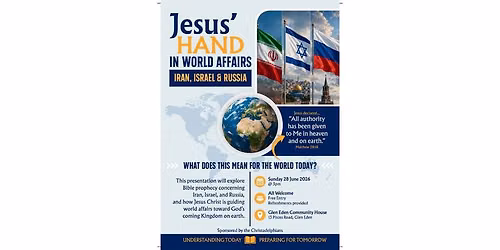 Jesus' Hand in World Affairs