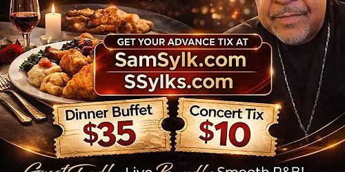 Dinner And R&B Starring "Russel Thompson"