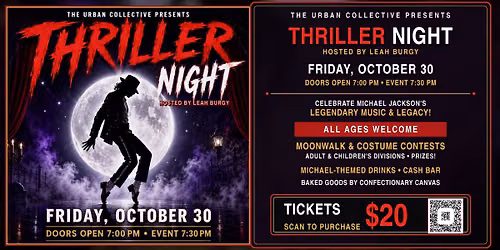 Thriller Night: Hosted by Leah Burgy at The Urban Collective