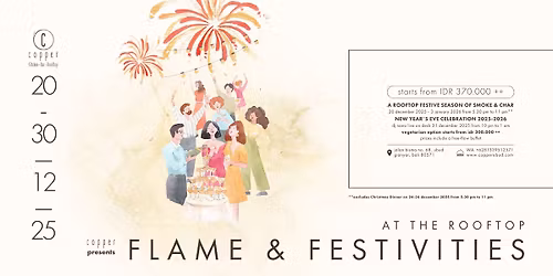 FLAME & FESTIVITIES: A Rooftop Festive Season of Smoke & Char