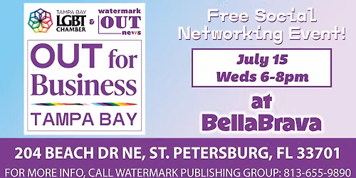 OUT FOR BUSINESS Tampa Bay - July mixer 