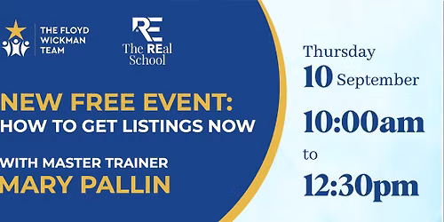 Exclusively for The REal School: How to Get Listings Now