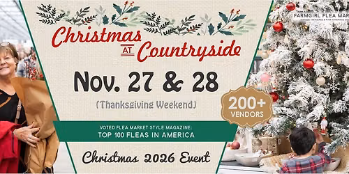 Christmas at Countryside 2026 Farmgirl Flea Market