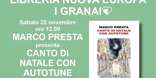 MARCO PRESTA presenta CANTO DI NATALE CON AUTOTUNE Einaudi