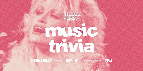 Music Trivia @ Hidden Gem