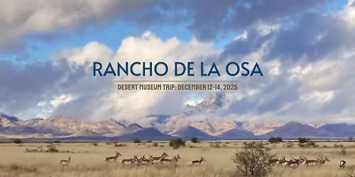Desert Museum Travel: Rancho de la Osa