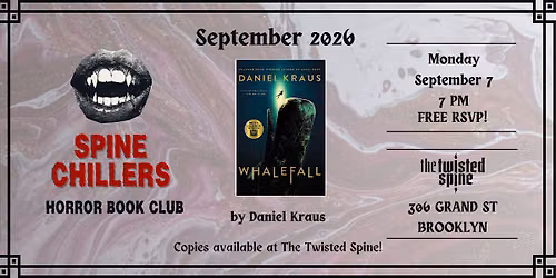 Spine Chillers Horror Book Club - WHALEFALL