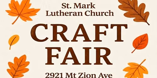 Craft Fair: St. Mark Lutheran Church