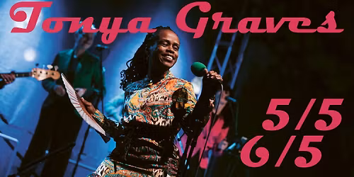 Tonya Graves Band - Spring Tour @Jazz Dock