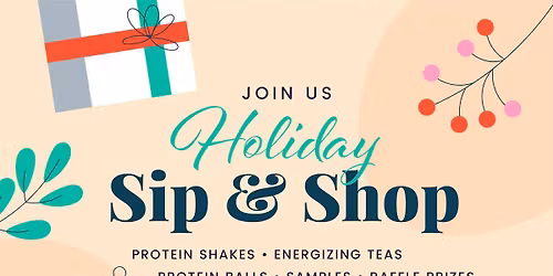 Holiday Sip & Shop