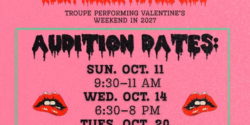 2026 Audition Dates - Rocky Mountain Horror Picture Show