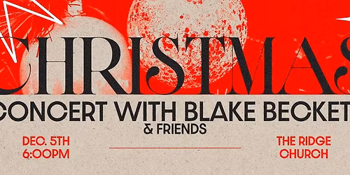 Christmas Concert with Blake Beckett & Friends