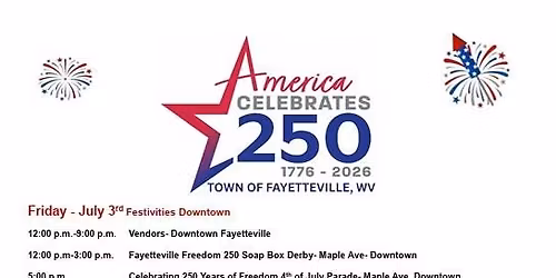 Fayetteville\u2019s Heritage Festival & 4th of July Celebration