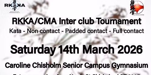 RKKA \/ CMA 2026 Inter-club Tournament