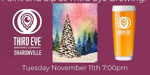 Paint and Sip at Third Eye Brewing \u2013 Creative Night Out in Sharonville