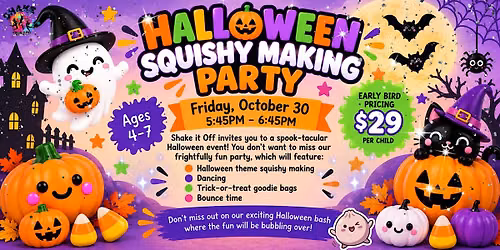 Shake it Off's Halloween Squishy Making Party