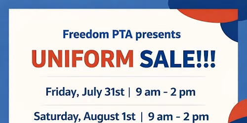 Uniform Sale