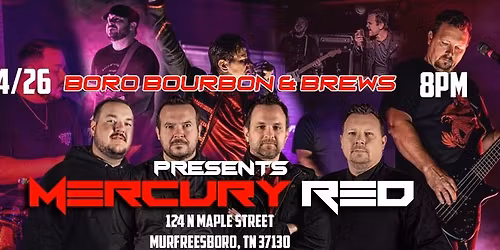 Mercury Red at Boro Bourbon & Brews