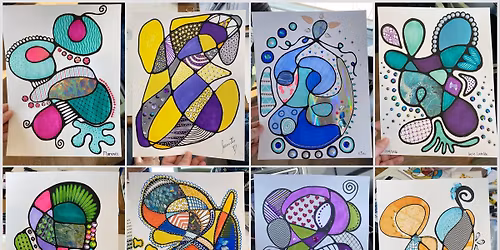 Atelier \u00ab Coloriage - Cr\u00e9ation Art abstrait \u00bb - Samedi 30 mai 2026 de 12h30 \u00e0 3h00