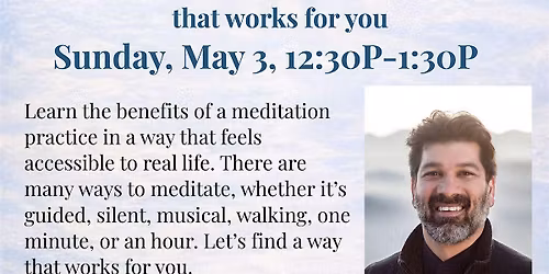 Meditation for Beginners Workshop