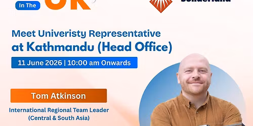 Exclusively Meet, Interact & Ask Questions with the Leader from the University of Sunderland \ud83c\uddec\ud83c\udde7 